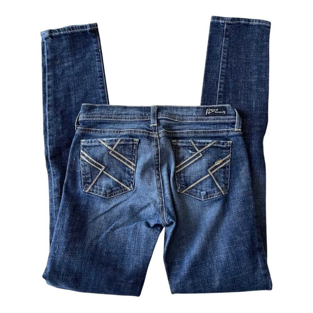 Size 25 Citizens of Humanity Jerome Dahan Skinny Leg Stretch Denim Blue Jeans - Picture 7 of 11